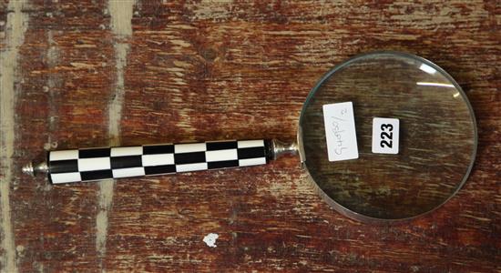 Large magnifying glass